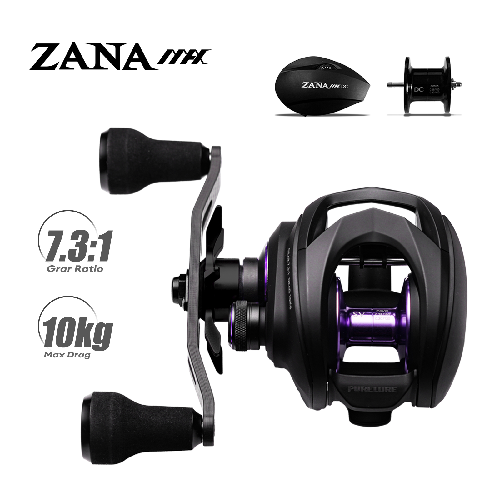 Kastking Reel Zephyr - PURELURE ZANA MAX 10KG SV+DC Dual