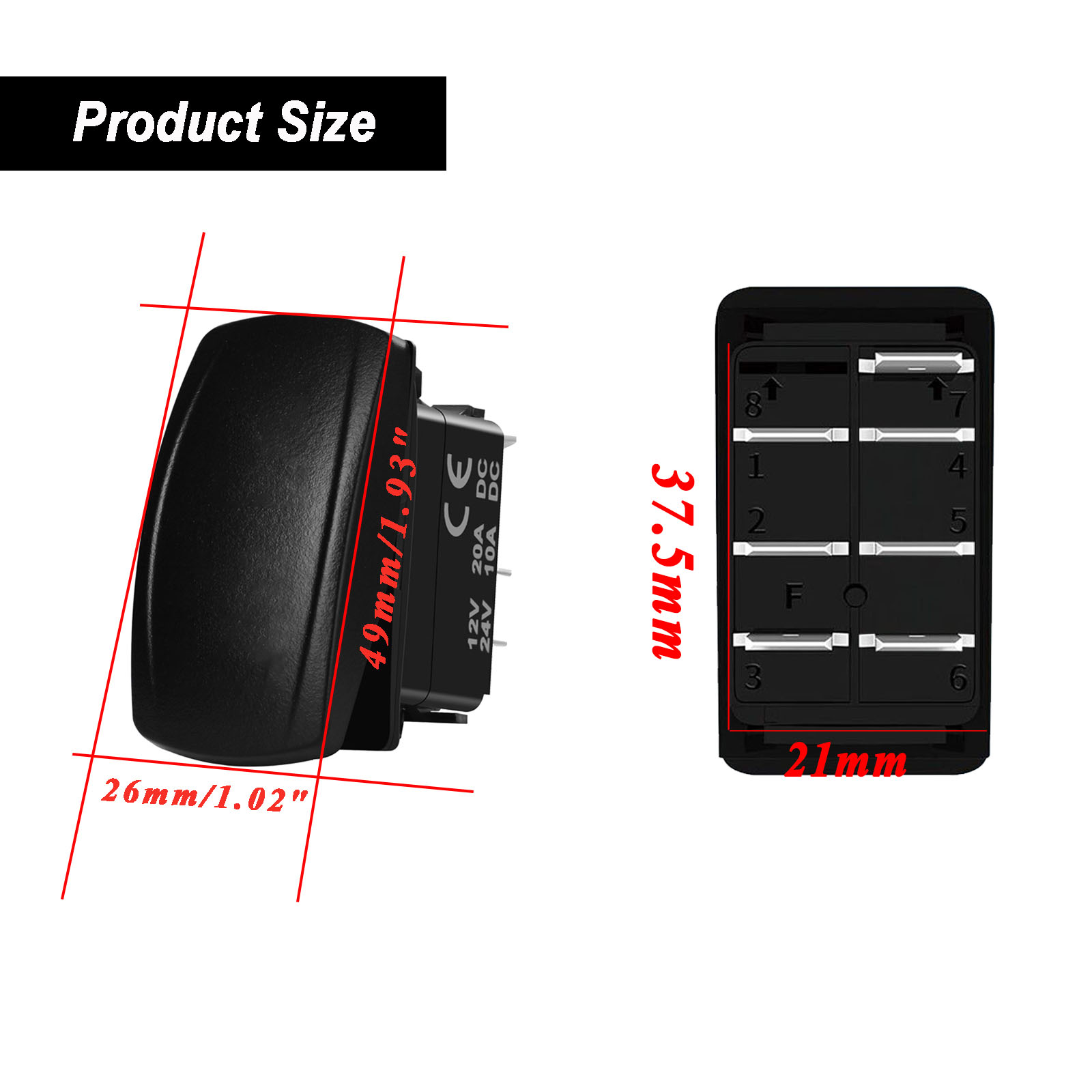 12V/24V Waterproof Backlit Mar - Fishing Boat Navigation Light review and price