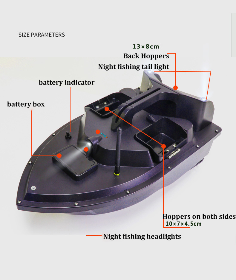 GPS RC Bait Boat fish finder B - Fishing Boat Gps review and price