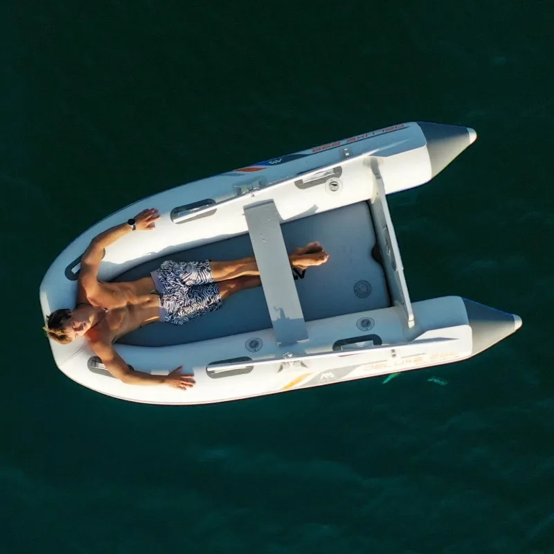 AQUA MARINA Inflatable Boat, 3 - Fishing Boat Aluminum review and price