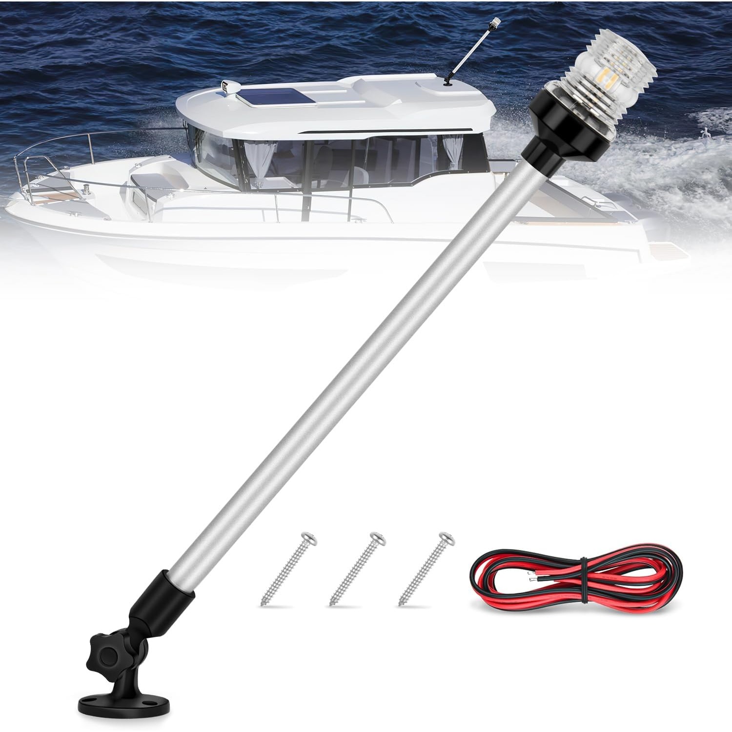 Nilight Marine Boat Stern Ligh - Fishing Boat Navigation Light review and price